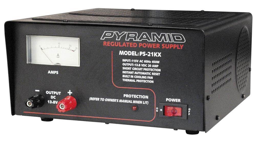 Pyramid PS21KX POWER SUPPLY PYRAMID 20 AMP W/COOLING FAN