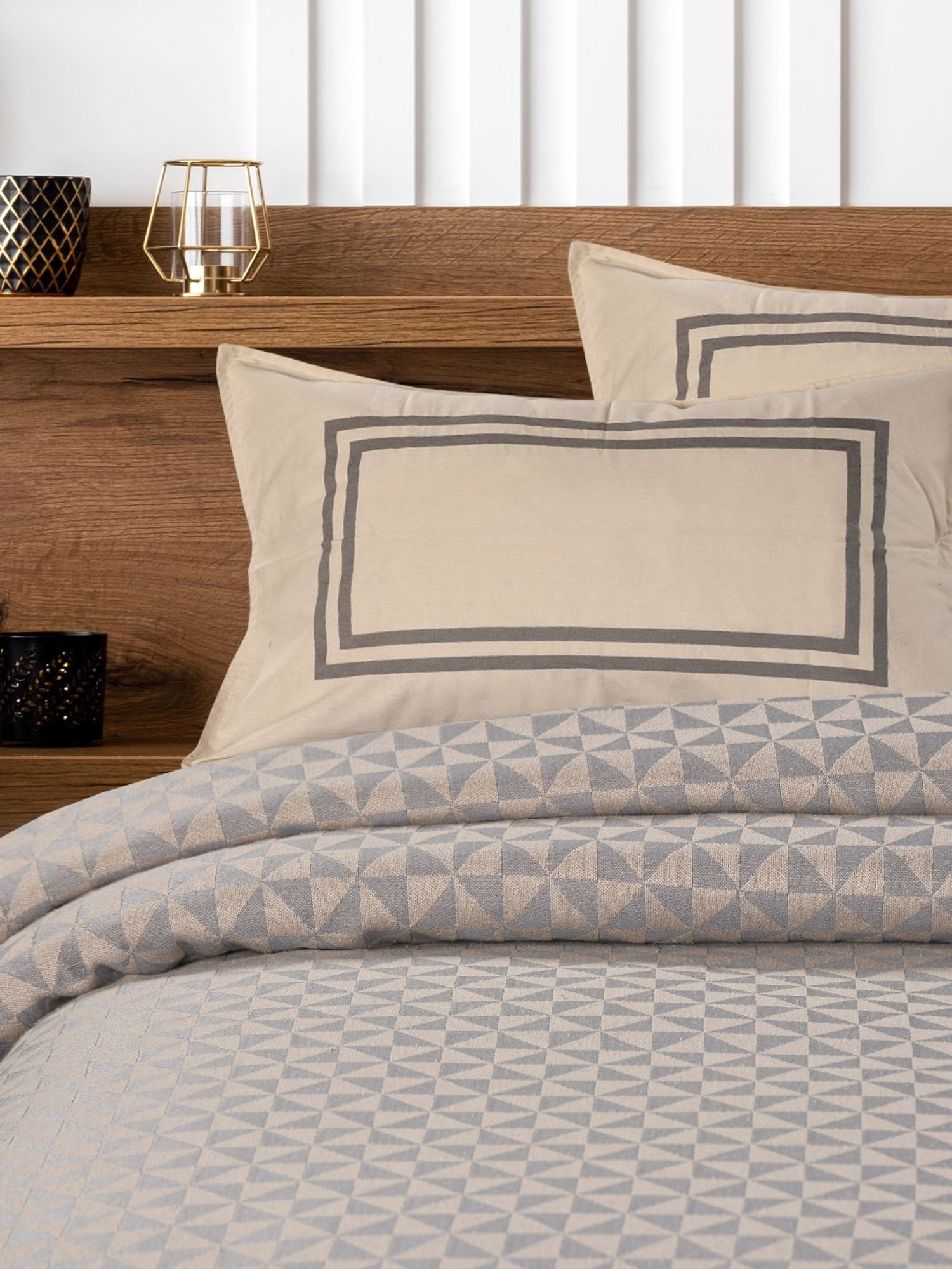 Maspar Purple 100% Cotton 200 TC Bed Sheet Set