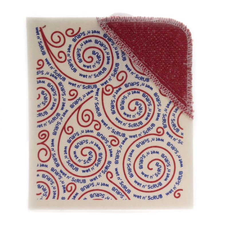 Swedish Dish Cloth 7.75" Wet N' Scrub  Set Absorbent Cleaning Cloth Non Abrasive  -  Dish Cloth