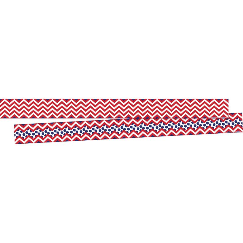 Barker Creek 140ft 4 Designs Chevron Double Sided Border Set