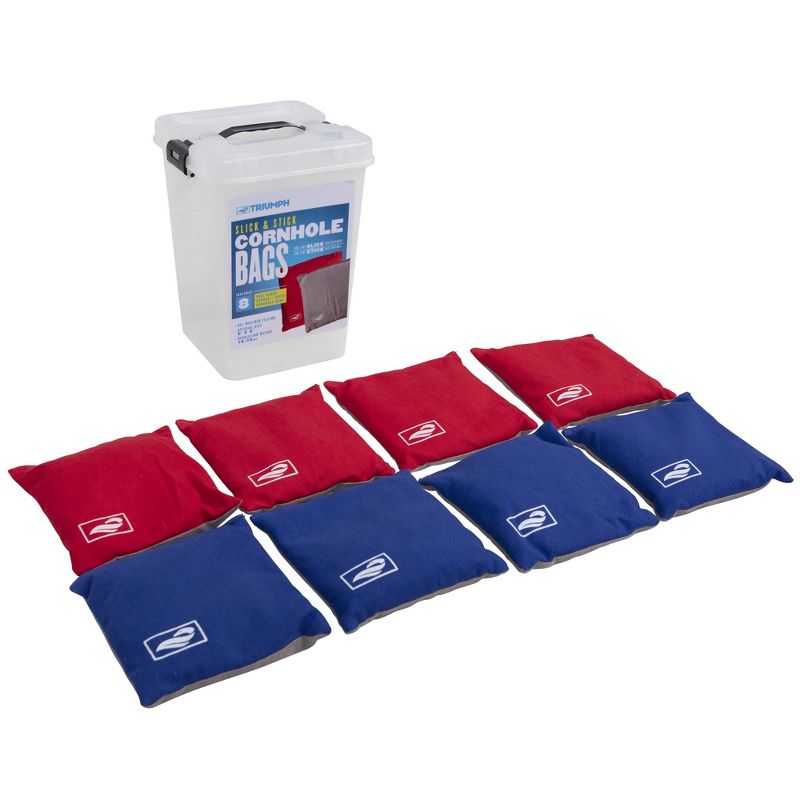 Triumph Sports Slick n Stick Bean Bags Lawn Bowling Set - 8pk