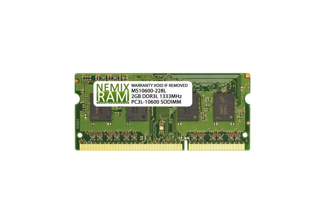 2GB (1x2GB) DDR3 1333 (PC3 10600) SODIMM Laptop Memory RAM