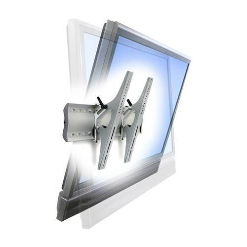 Ergotron TM Tilting Wall Mount - Mounting kit (wall plate, fasteners, 2 brackets) for LCD / plasma panel - aluminium, st