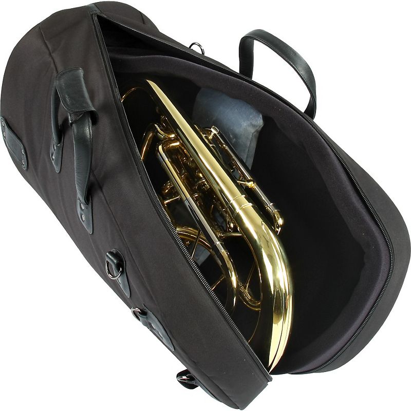 Gard Mid-Suspension Euphonium Gig Bag 51-MSK Black Synthetic w/ Leather Trim
