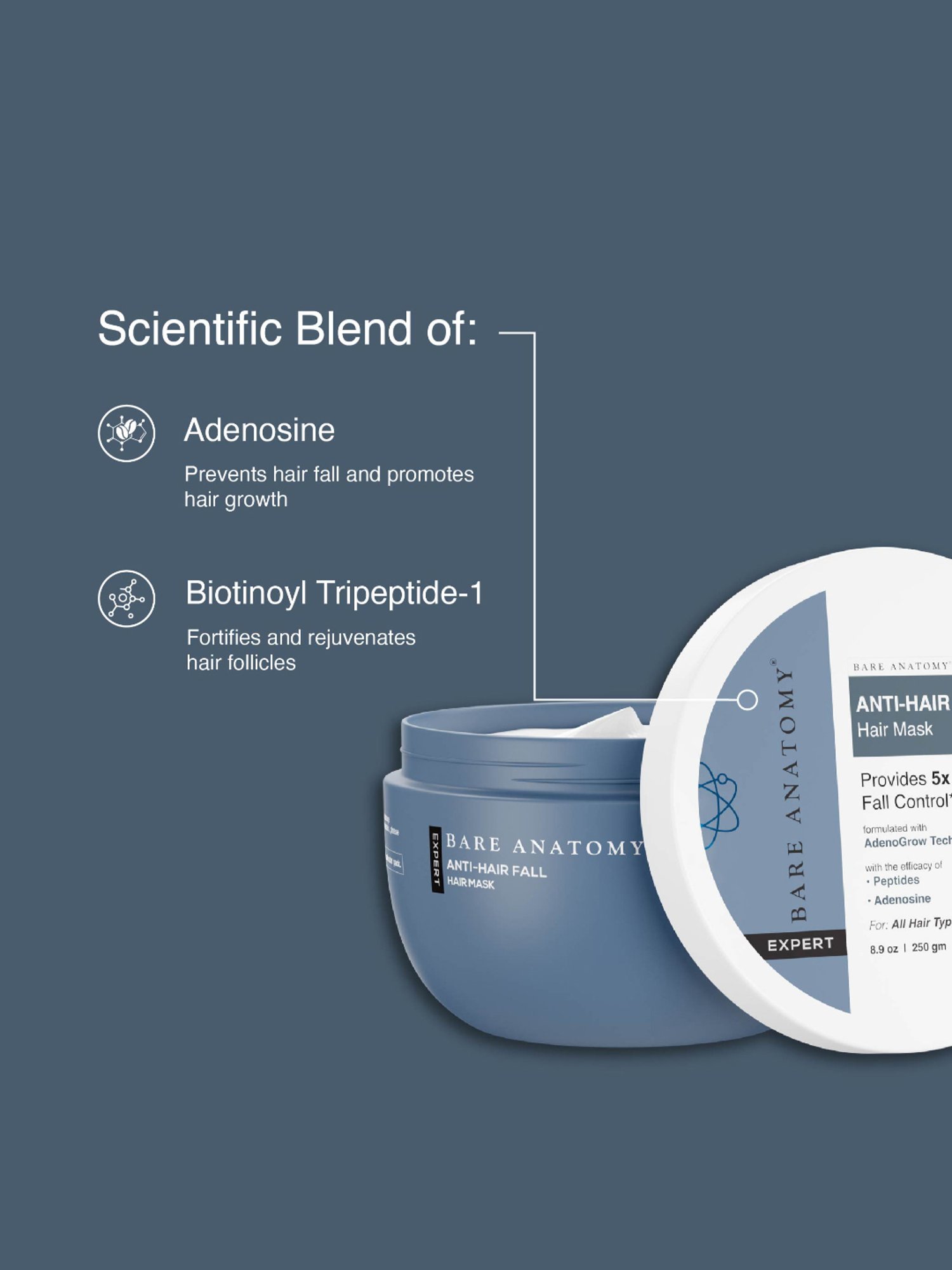 Bare Anatomy Expert Anti-Hair Fall Hair Mask - 250 gm