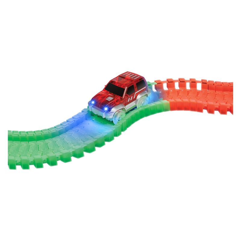Galaxy Flex-Track 220pc Glow Track with Electric LED Light Car