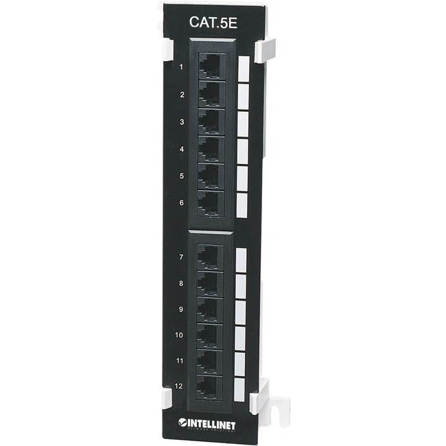 INTELLINET CAT5E WALL-MOUNT PATCH PANEL