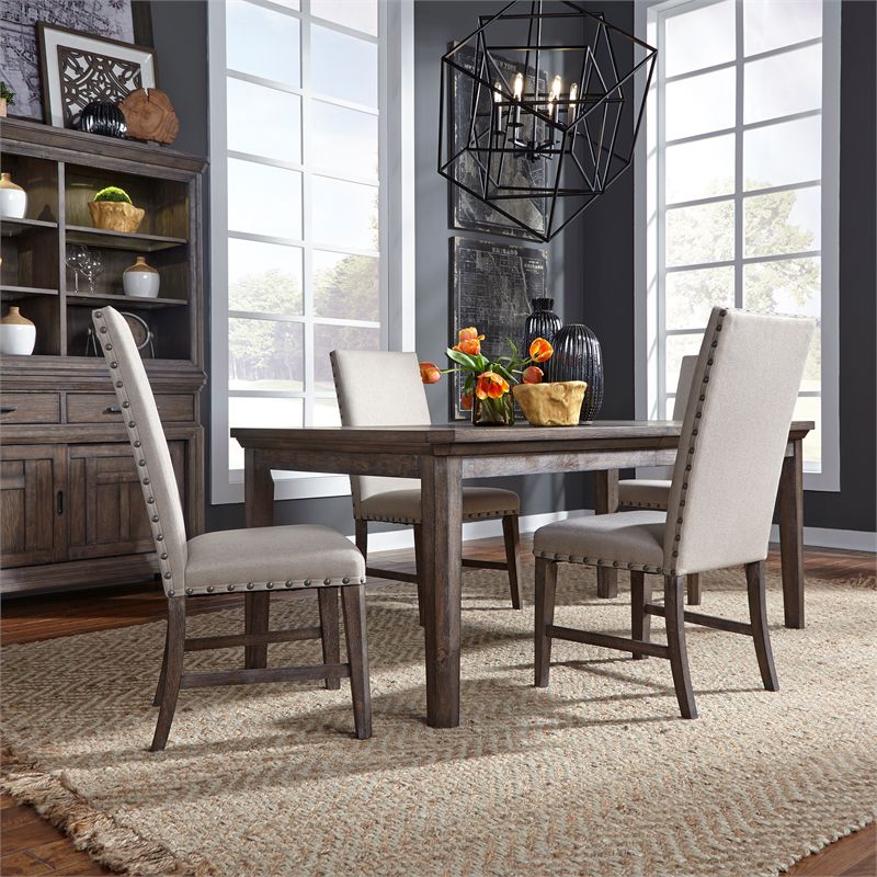 Uph Side Chair in Off-White - Liberty Furniture