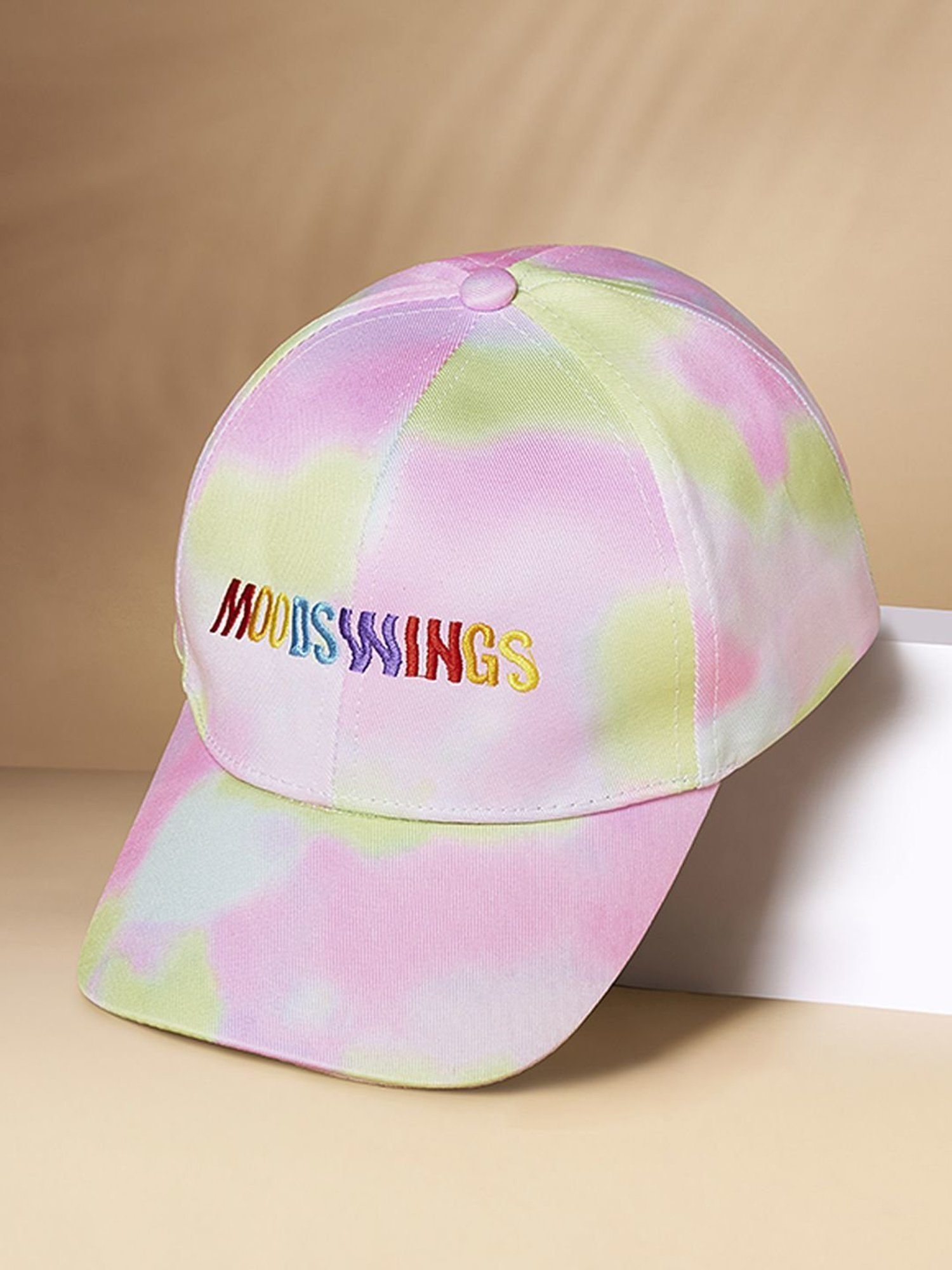 HauteSauce White Embellished Baseball Cap