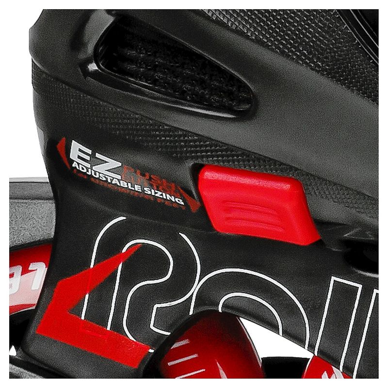 Roller Derby Kids' Stinger 5.2 Adjustable Inline Skates - Black/Red S (12-2)