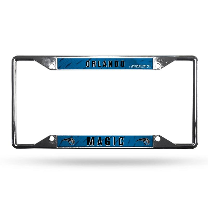 NBA Orlando Magic View Chrome License Plate Frame