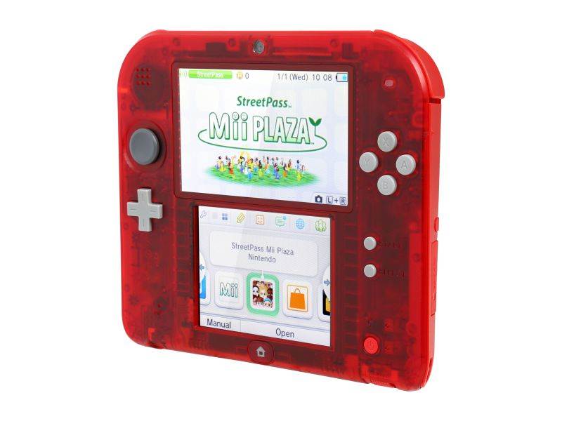 Nintendo Crystal Red 2DS