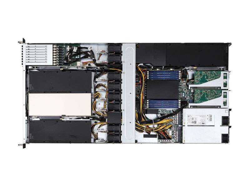 Asrock Rack 1U4G-ROME 1U Rackmount GPU Barebone AMD SP3 LGA4094 EPYC 7002 series 4 GPU Dual 1 GbE