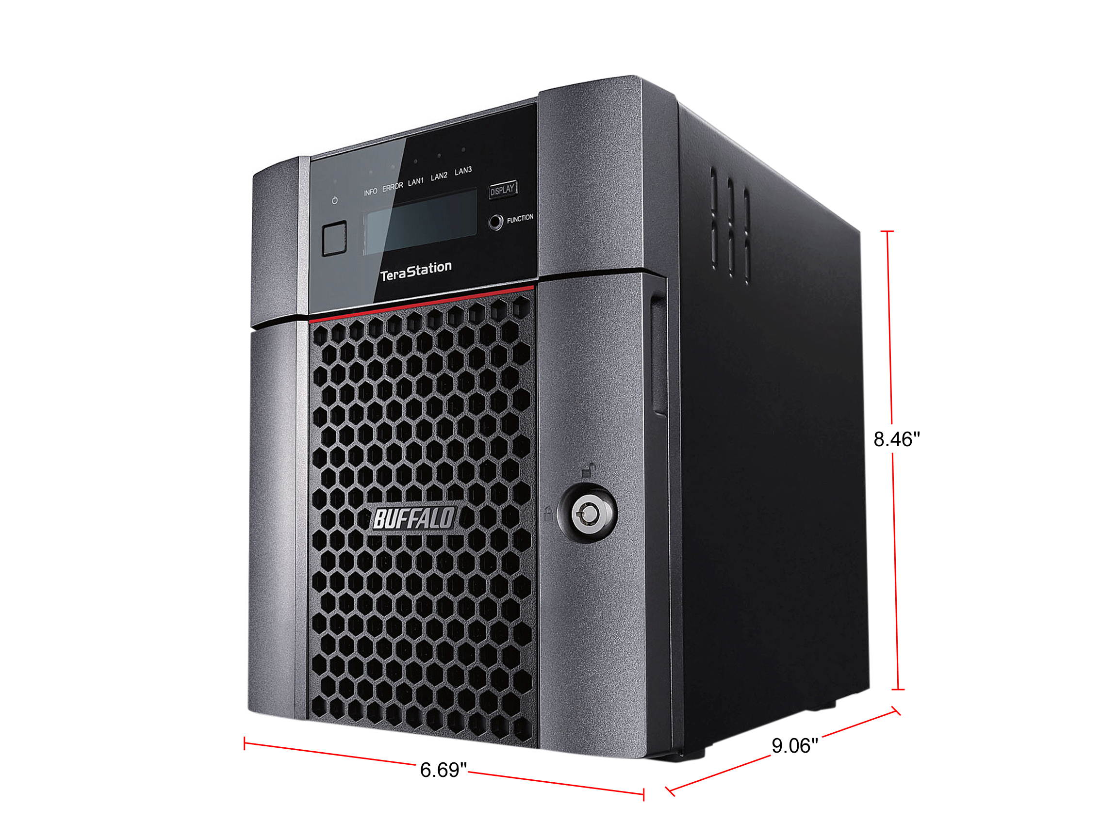 Buffalo TeraStation 5410DN Desktop 4 TB NAS Hard Drives Included (2 x 2TB, 4 bay)