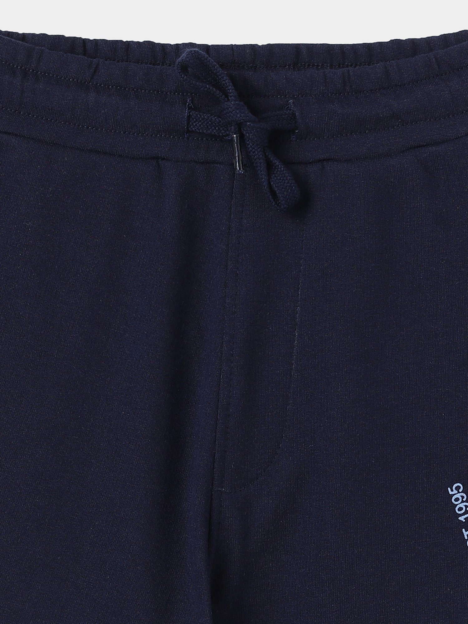 Lil Tomatoes Kids Navy Printed Bermuda