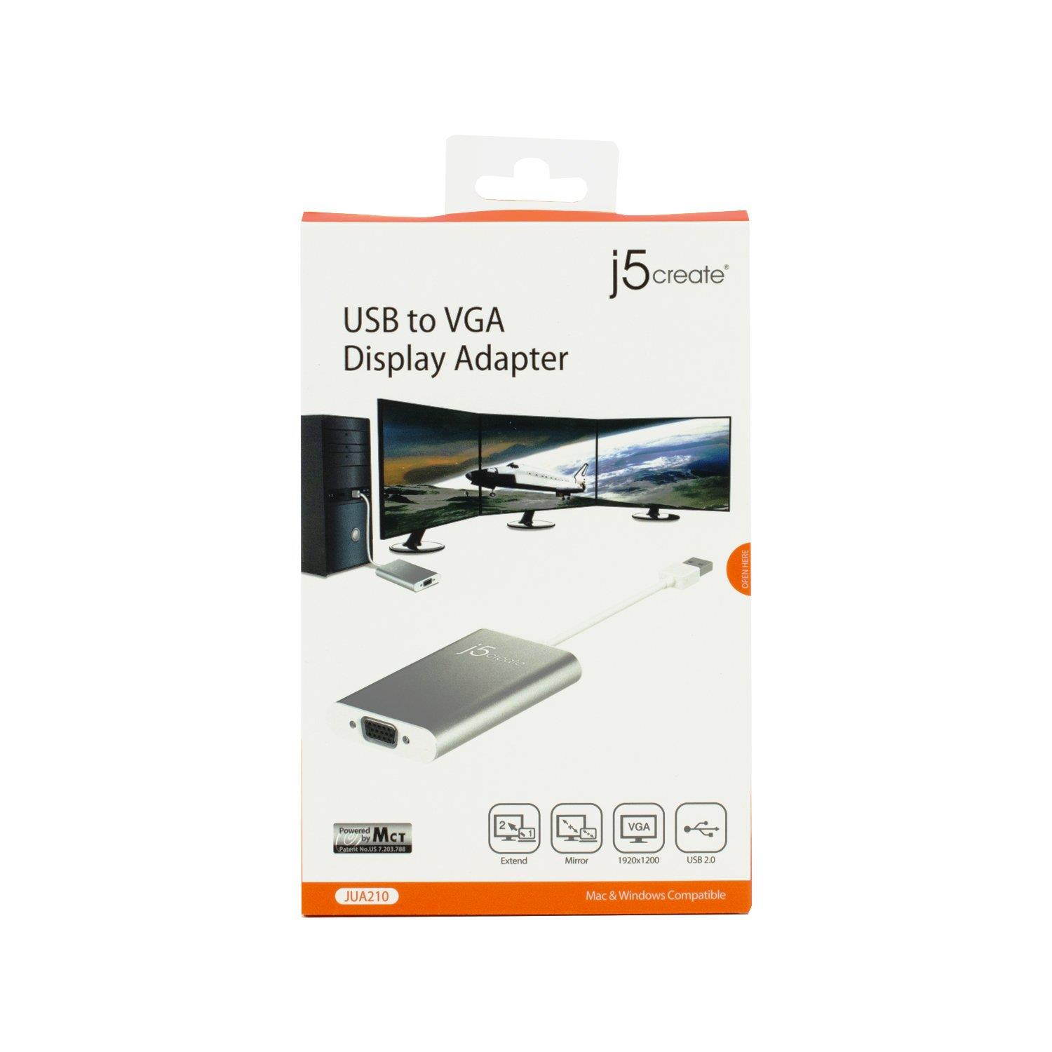 USB 2.0 VGA Display Adapter JUA210