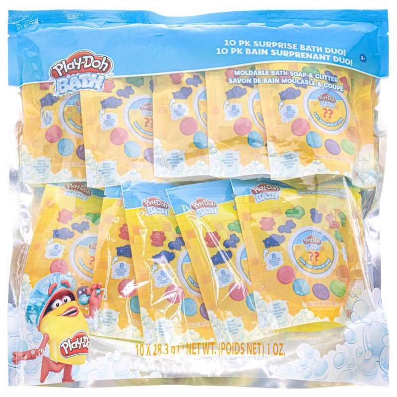Play-Doh 10ct Bath Soap with Cutter