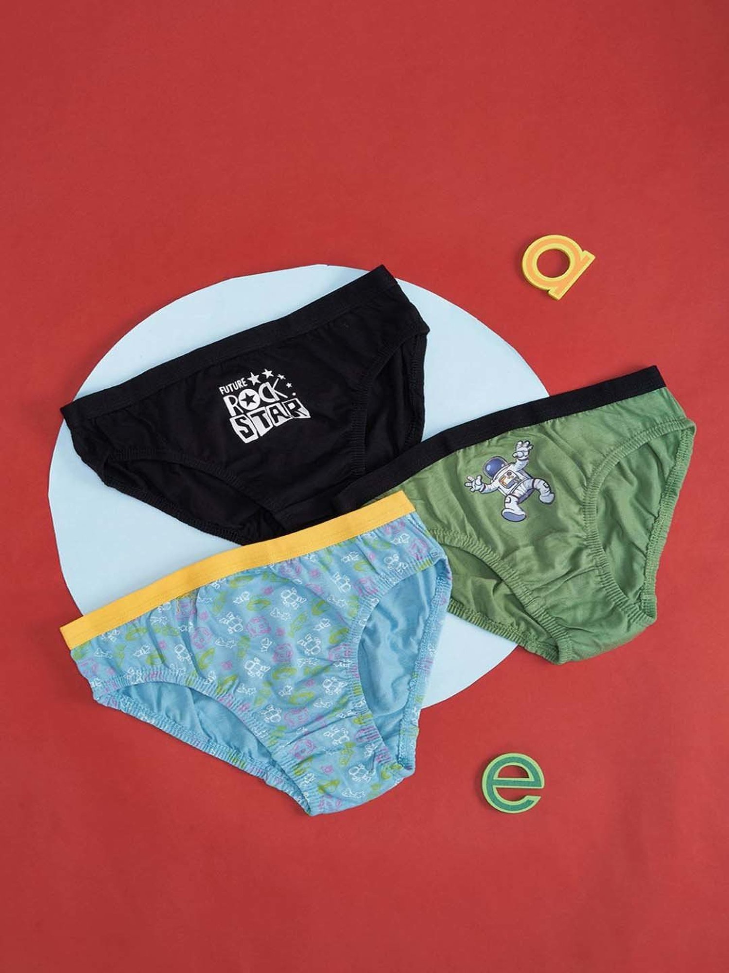 Pantaloons Baby Kids Multicolor Cotton Printed Brief