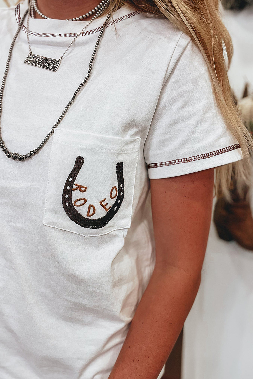 Red Cheetah Print Casual Short Sleeve Crew Neck T Shirt