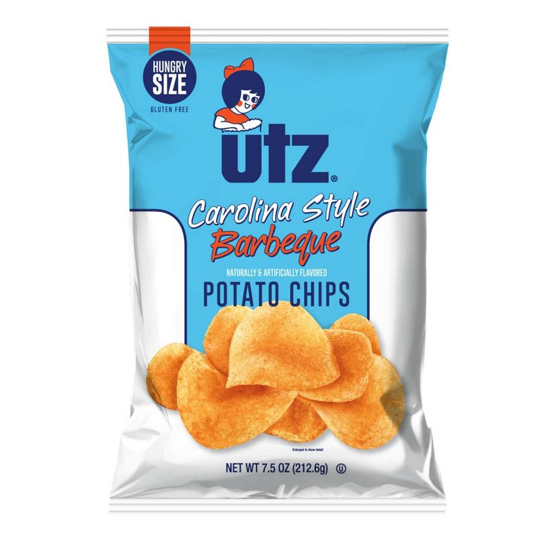 Utz Carolina Style Barbeque Potato Chips - 7.5oz
