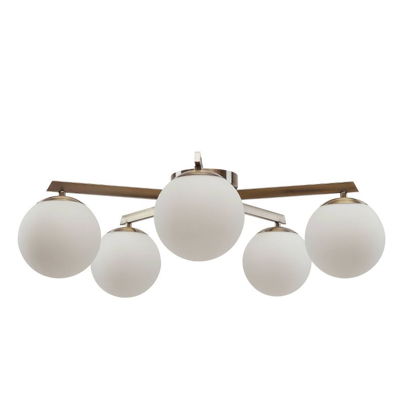 8" Lidiya Pendant Lamp Brass - Aiden Lane