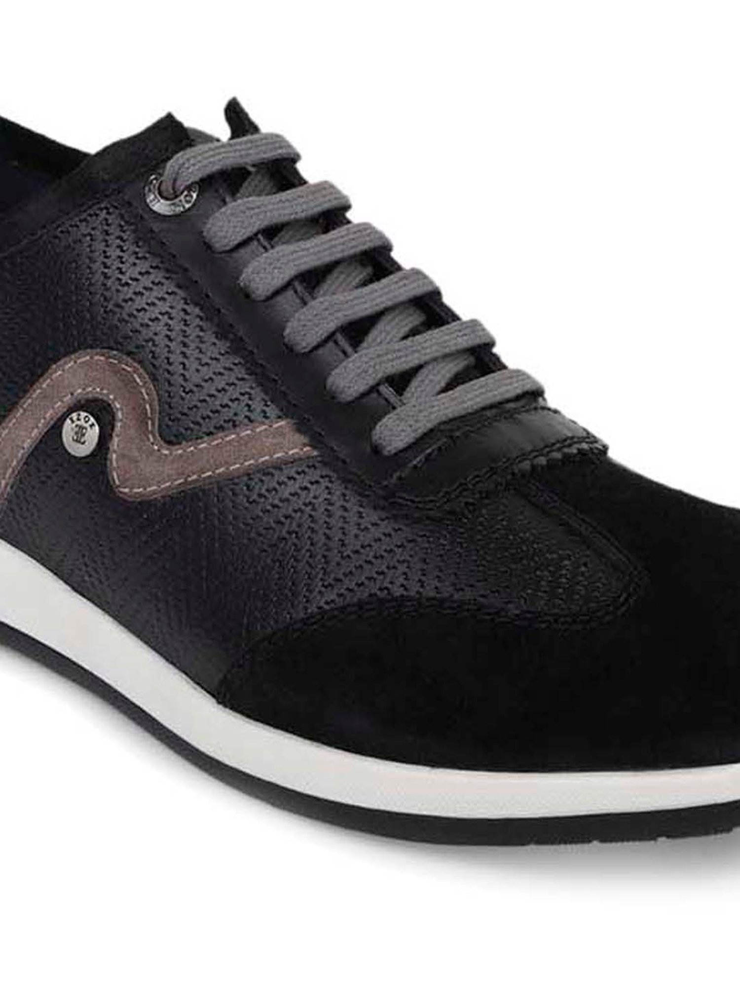 EZOK Men's Black Casual Sneakers
