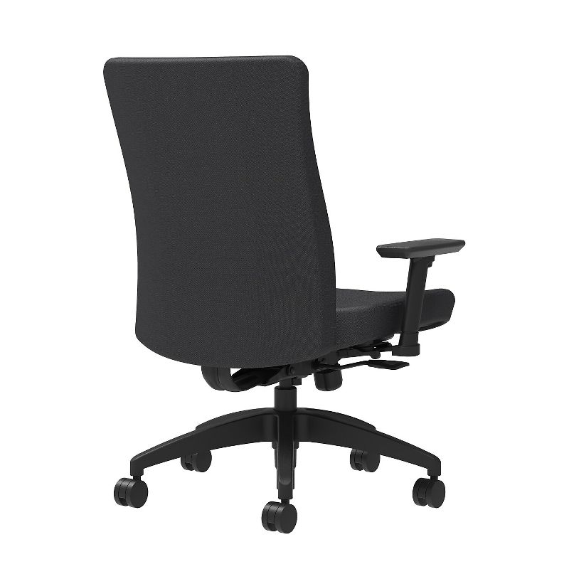Union & Scale Task Chair 2D LumbarArms Carbon Vinyl Sync Tilt 54606
