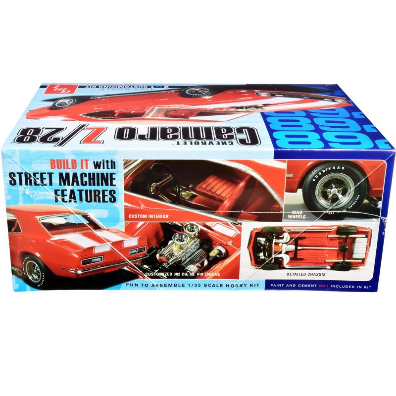 Skill 2 Model Kit 1968 Chevrolet Camaro Z/28 2-in-1 Kit 1/25 Scale Model by AMT
