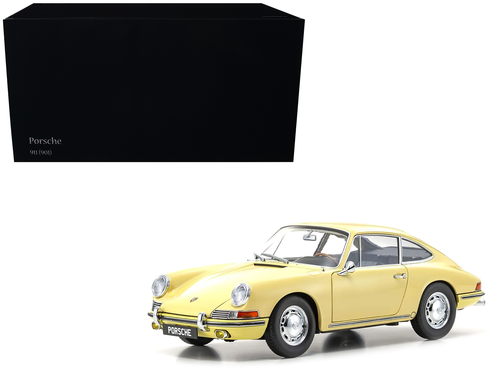 Porsche 911 (901) Champagne Yellow 1/18 Diecast Model Car by Kyosho