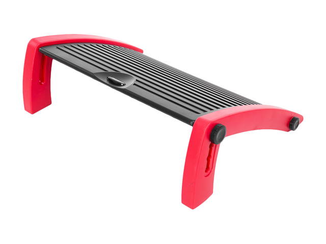 AKRacing Plastic Footrest Grey, Adjustable to Multiple Tilt Angles (AK-FOOTREST-GY-NA)