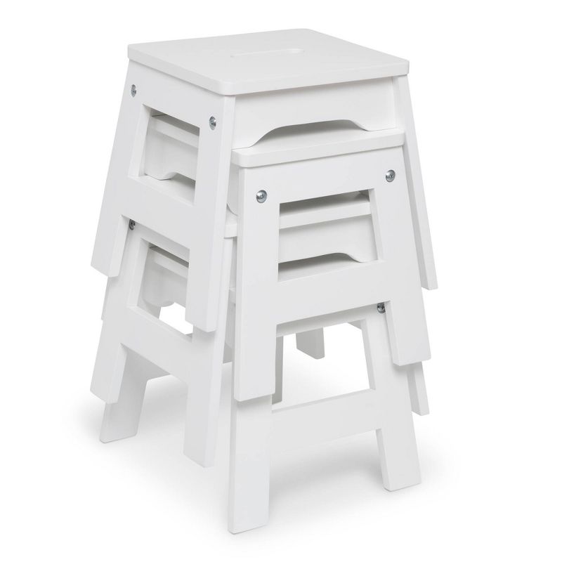 Riverstone Furniture Collection Plastic Stack Chair Blue