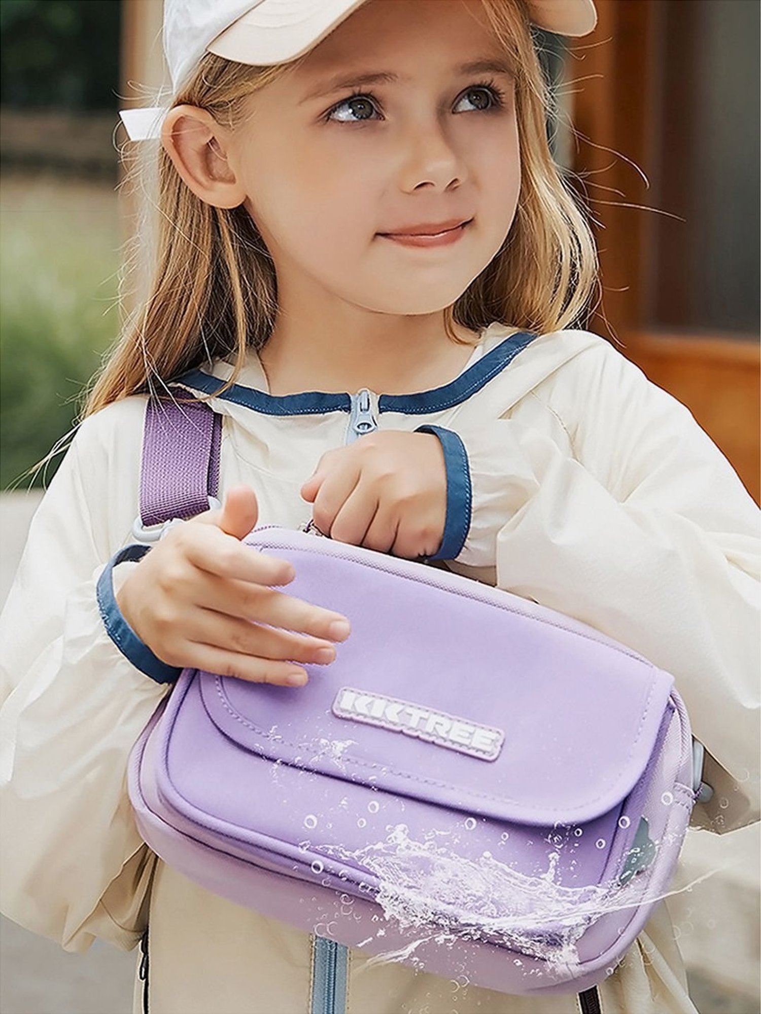 Little Surprise Box Purple Solid Small Handbag