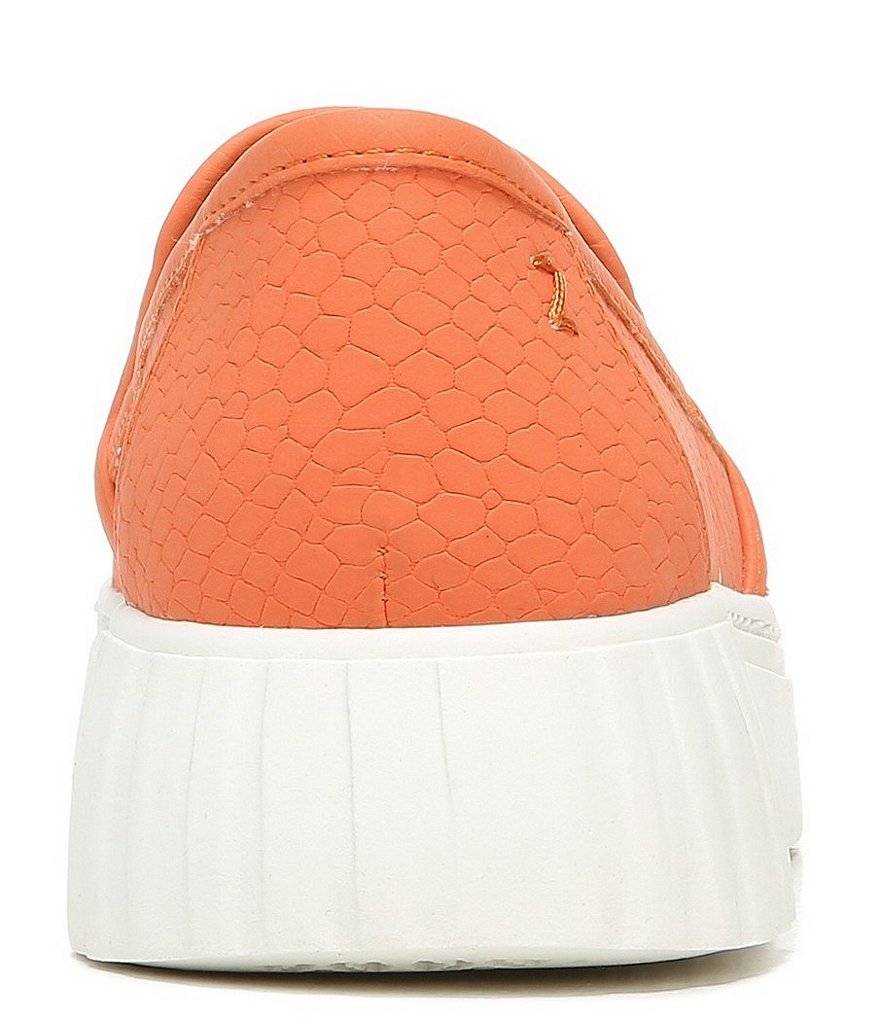 Zodiac Benson Snake Embossed Slip-On Platform Sneakers