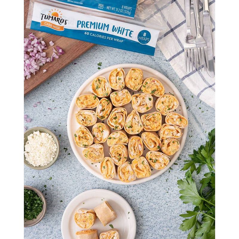 Tumaro's Premium Low Carb White Tortillas - 8ct