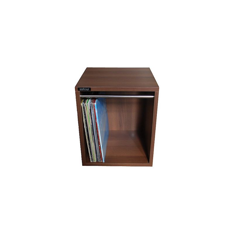 Sefour Vinyl Record Carry Box Tobacco Walnut