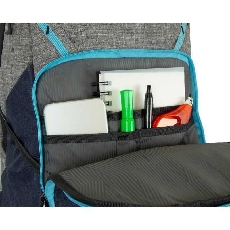 Bondka Sport 19" Blaze 2.0 Backpack - Mint/Heather Gray/Heather Blue