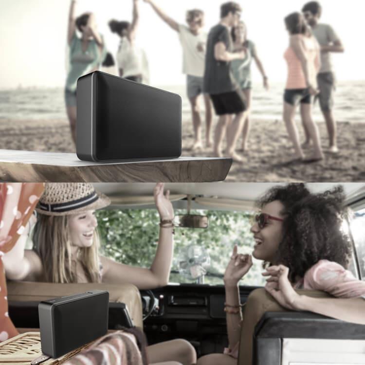 Aud Air by iLuv- WiFi and Bluetooth Portable Multi-room Speaker(Compatible with Apple and Android Smartphones and other Bluetooth Devices)(Black)