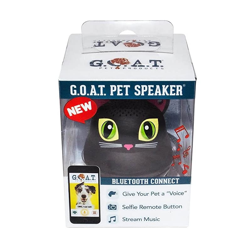 Bluetooth Pet Speaker Black Cat Shark Tank Winner 2018