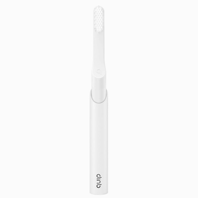 quip Plastic Smart Electric Toothbrush Starter Kit - 2-Minute Timer, Bluetooth, Free App + Travel Case - All-White