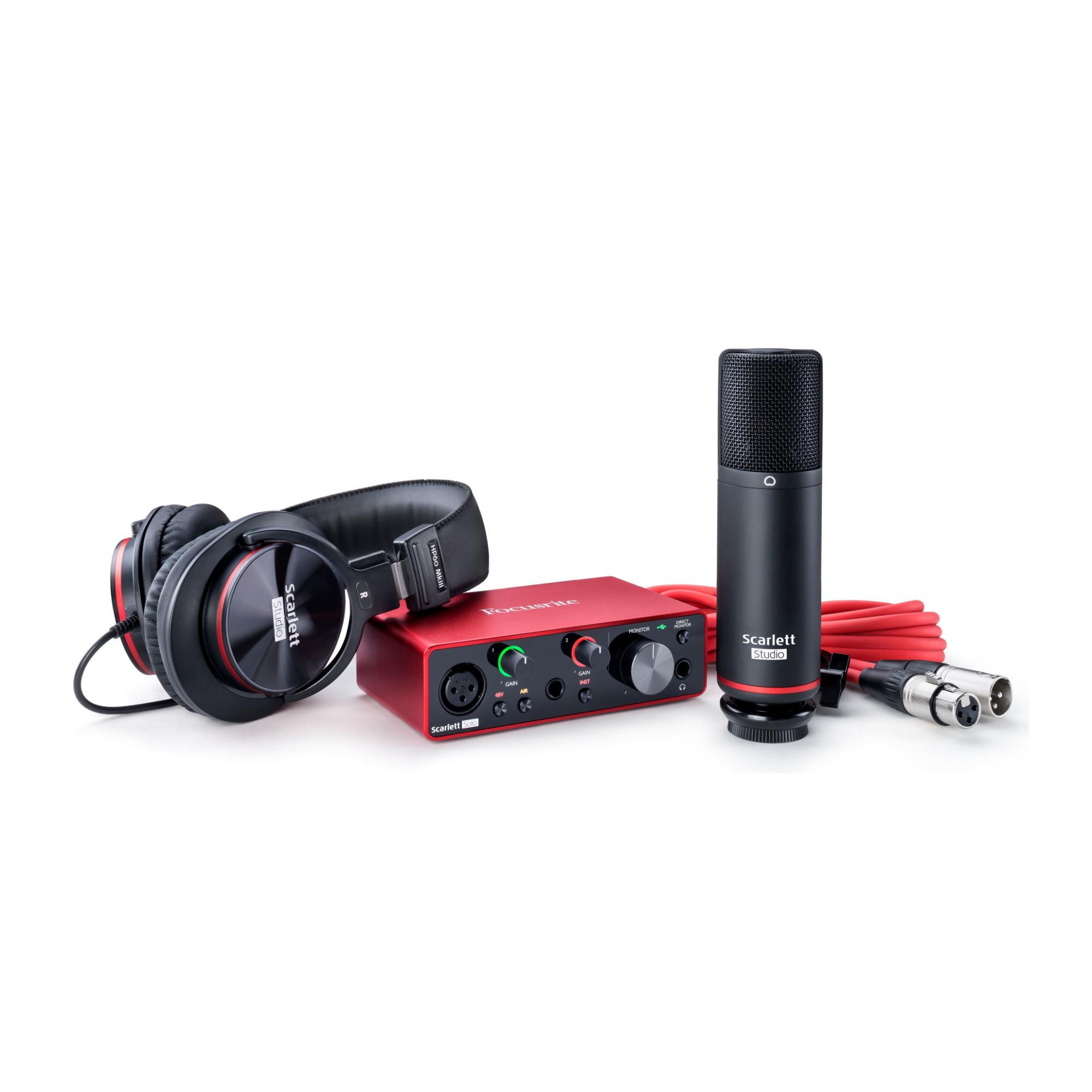 Focusrite Scarlett 2i2 Studio 3rd Generation Recording Bundle