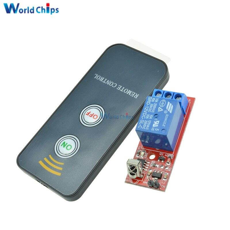 12V 1 Channel Infrared Switch Relay Driving Module Board Remote Controller UPD6122 NED Coding Module