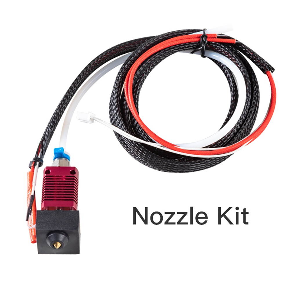 Original Creality Assembled Extruder Hotend Kit with 0.4mm Nozzle Aluminum Heating Block 100K Ohm Thermistor 24V Compatible with Creality Ender-3 V2 3D Printer