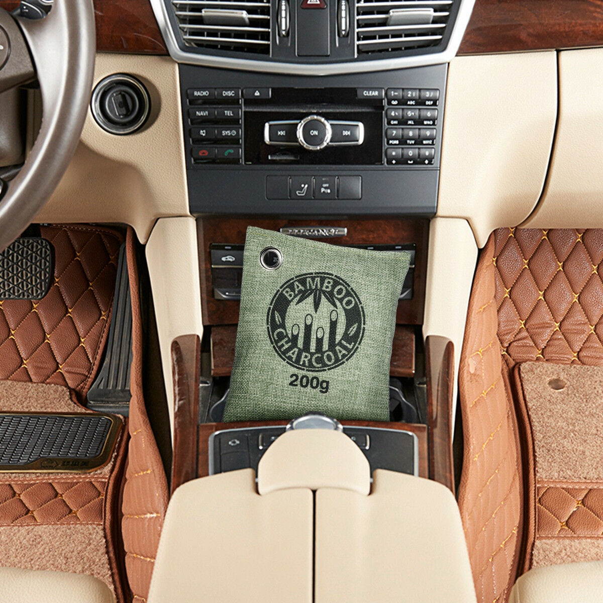 8pcs Car Bamboo Charcoal Fresh Air Purifier Bag Home Purifying Odor Mold Nature