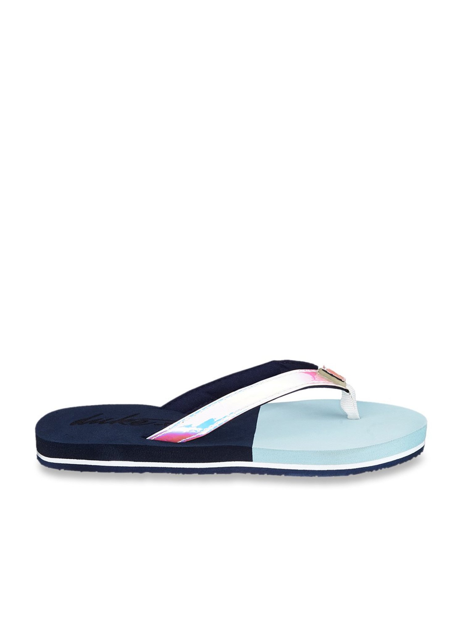 Duke Women's Sky Blue Flip Flops