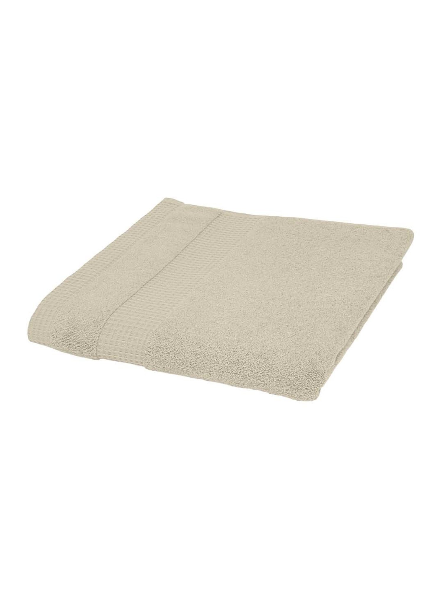 DDECOR Live Beautiful Beige Cotton 500 GSM Bath Towel - Set of 1