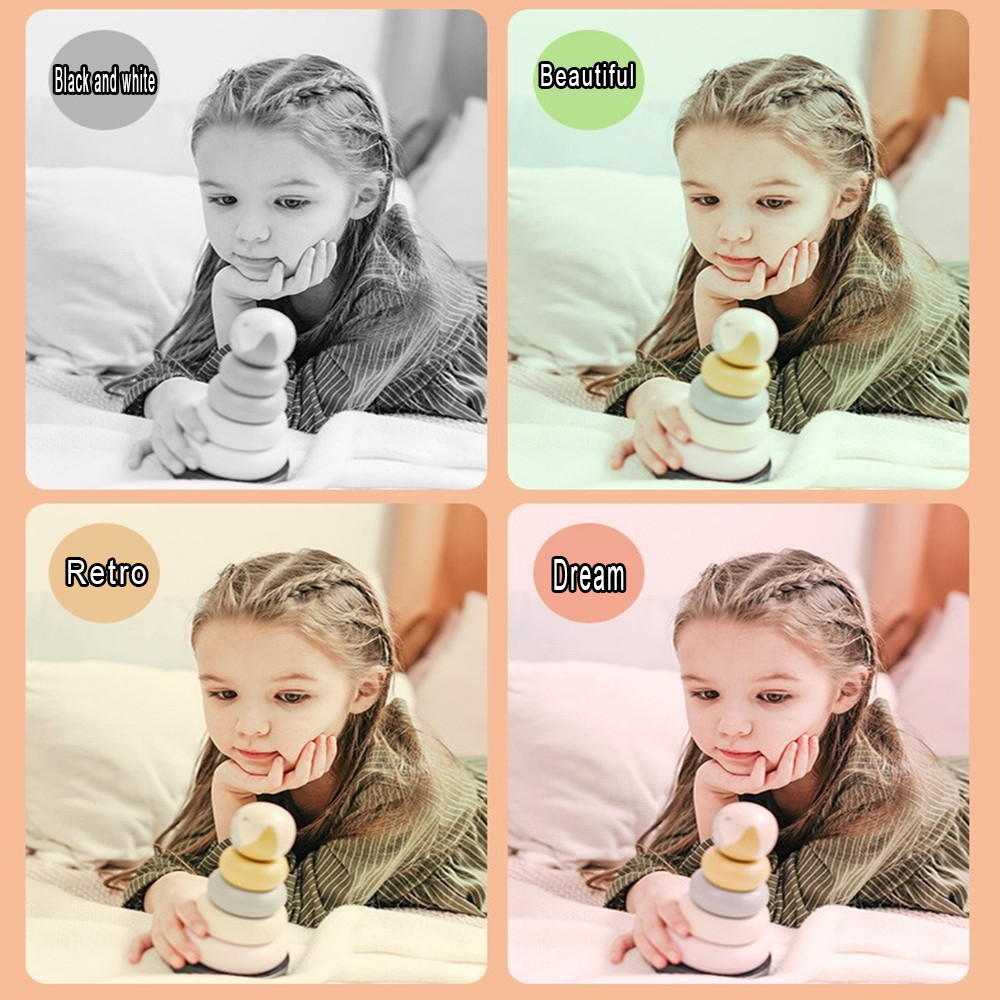 Kids Digital Camera 12.0MP Rechargeable Kids Camera with 2.0 Inch 1080P Ips Screen 32GB Memory Card Front and Rear Lens Child Camcorder Selfie Camera  Gift for Age 3-10 Kids