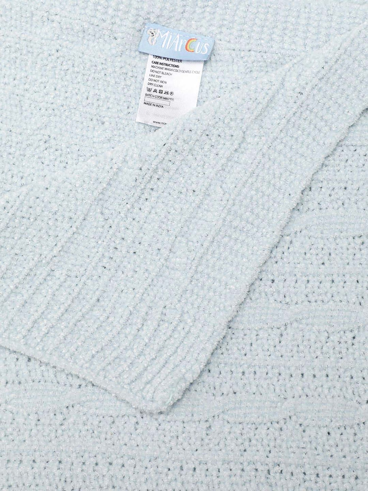 MiArcus Constellation Blue Polyester 240 GSM Single Baby Blanket