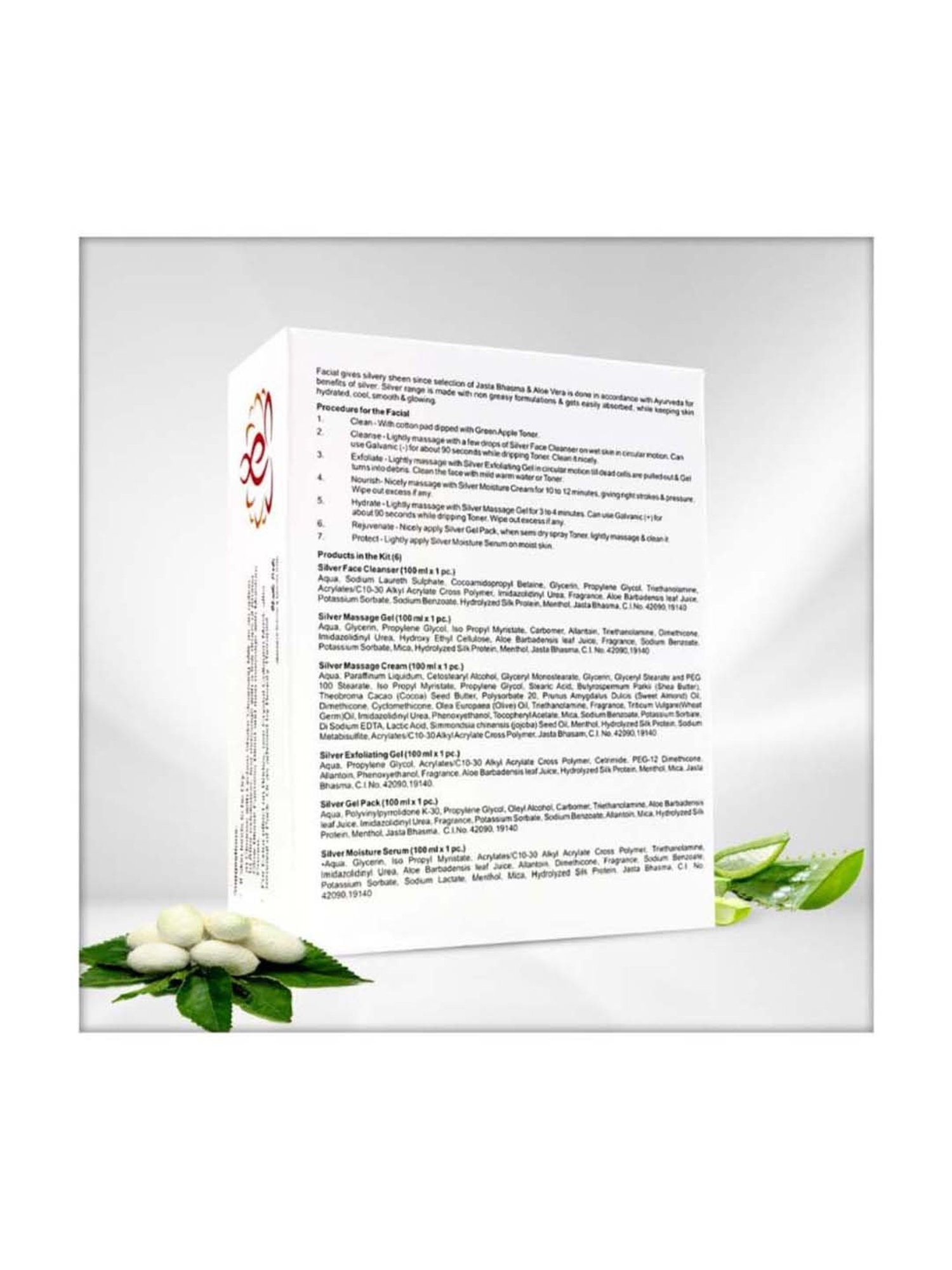 VEDIC LINE Silver For Skin Care Facial kit