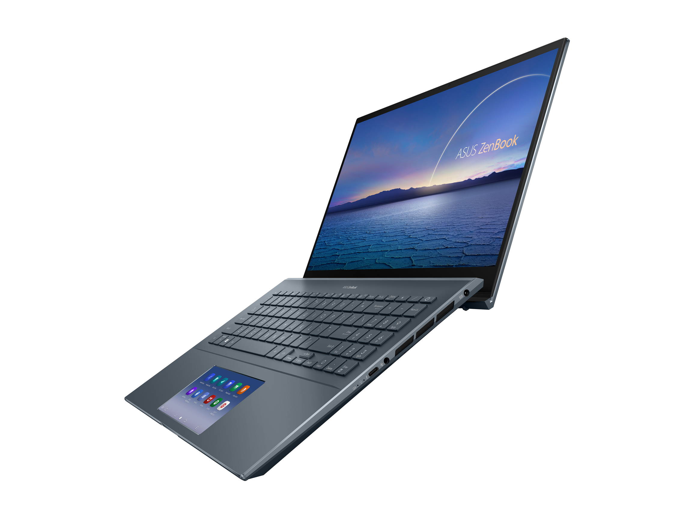 ASUS ZenBook Pro 15 OLED Ultra-Slim Laptop 15.6" 4K UHD OLED NanoEdge Bezel Touch Display, Intel Core i7-10750H, GeForce GTX 1650 Ti, 16GB RAM, 1TB PCIe SSD, Windows 10 Pro, Pine Grey, UX535LI-IH77T