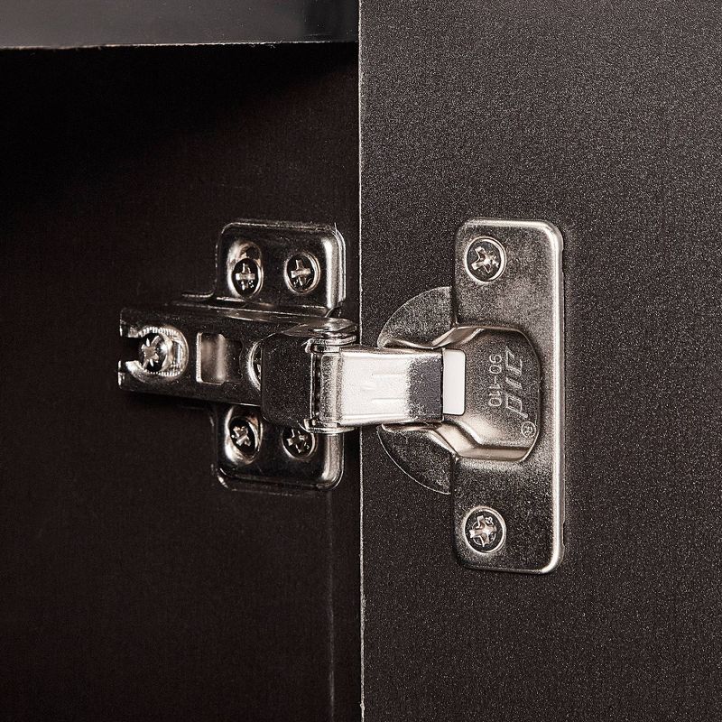 Magnus 2 Door Glass Accent Cabinet White - Inspire Q